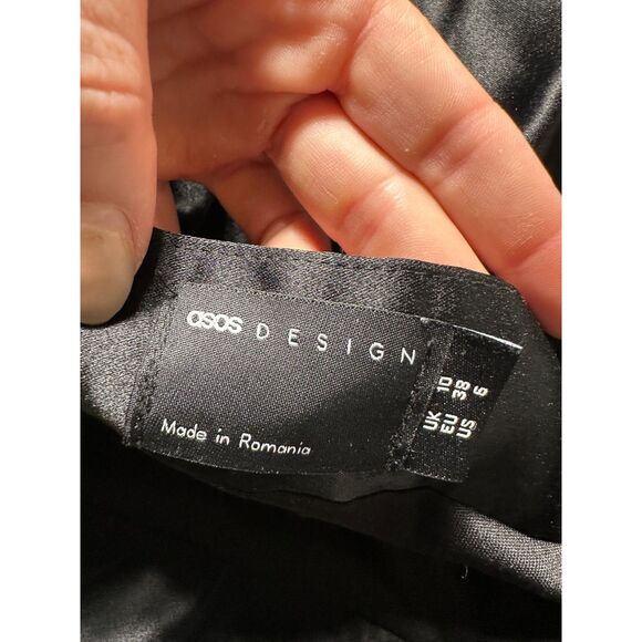 ASOS Black Mini Bubble Skirt Size 6 - Picture 4 of 8